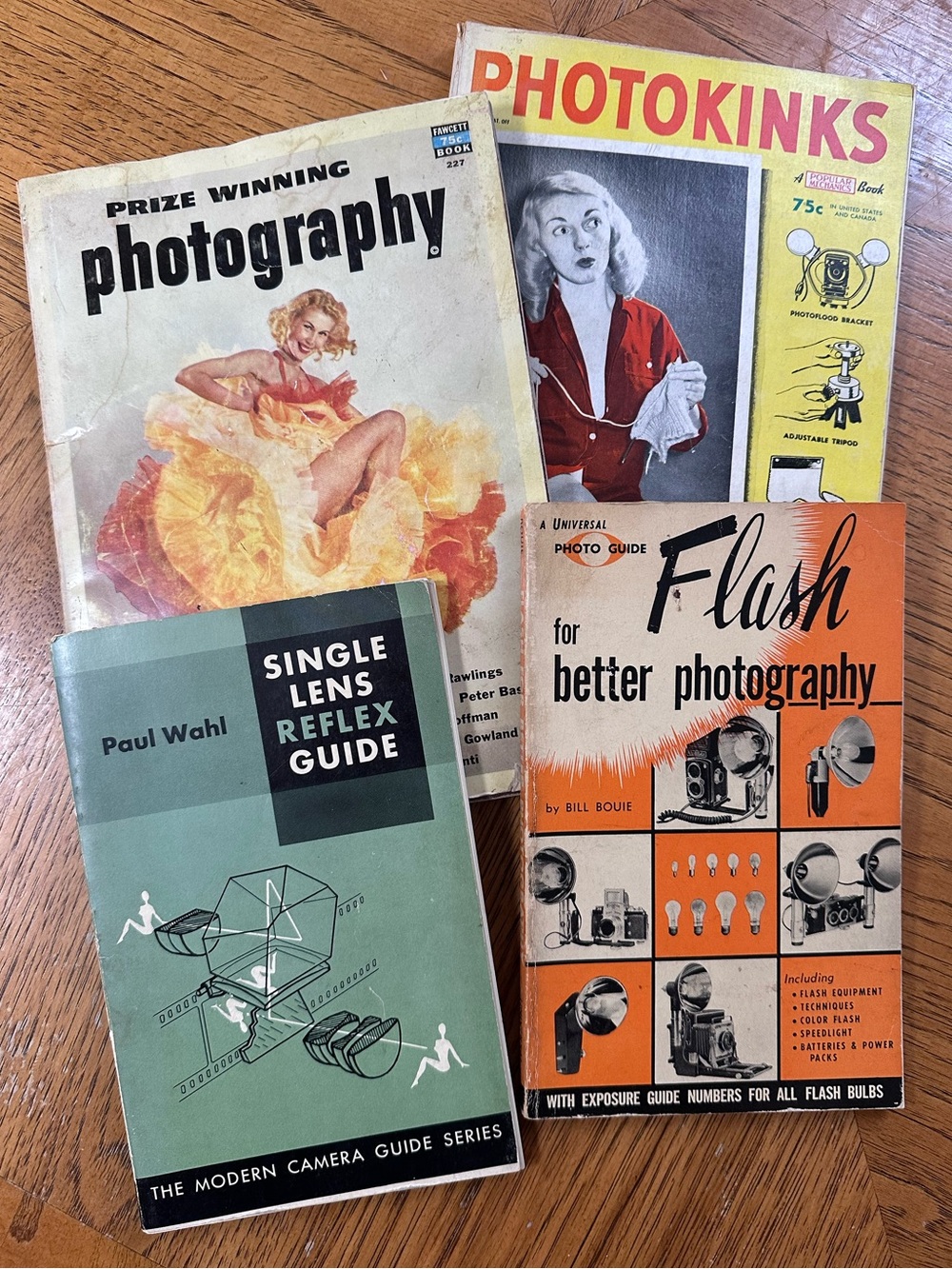 Vintage Photography 4-Book Bundle 1950s Mid Century